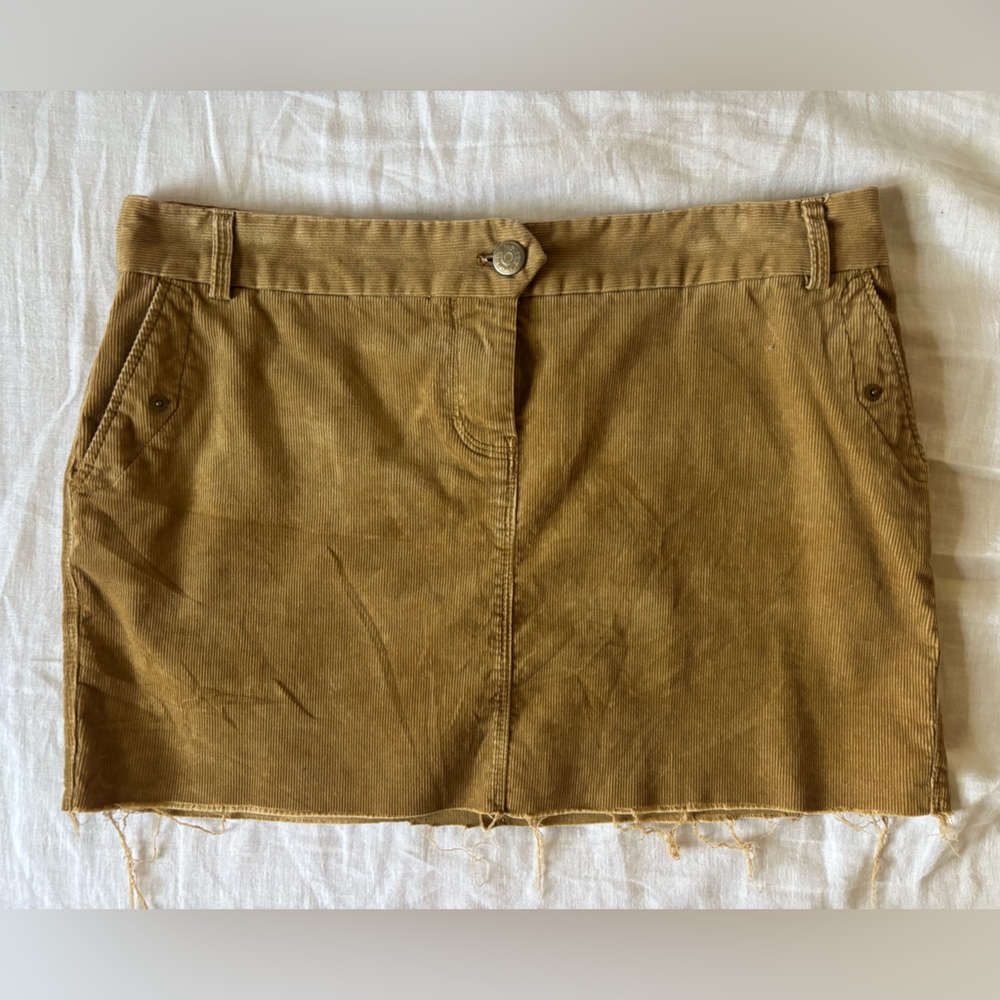 J. Crew Camel Corduroy Skirt